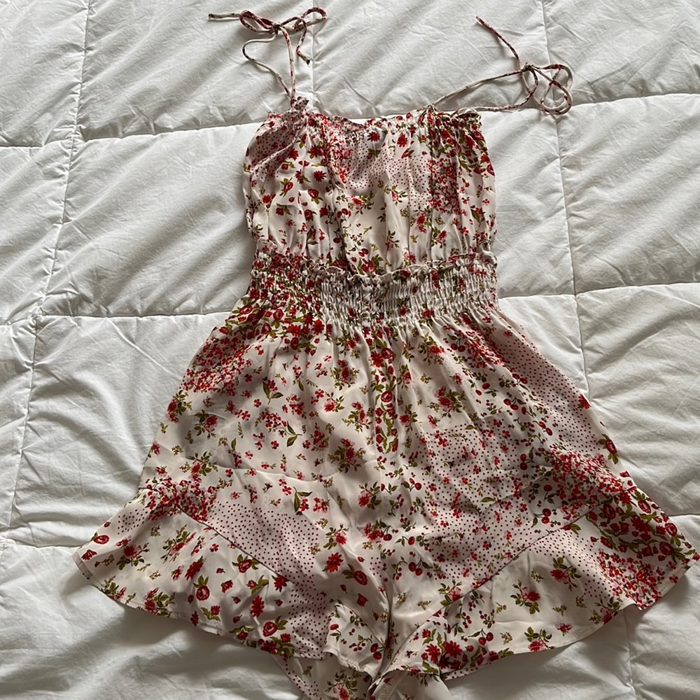 Summery floral romper from Zara
